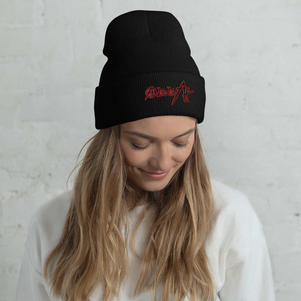 Autistic AF Embroidered Cuffed Beanie