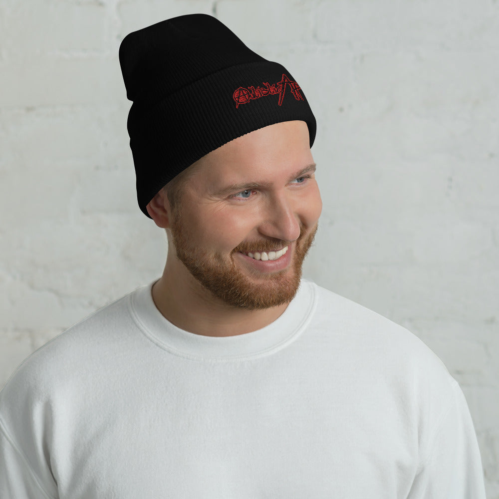 Autistic AF Embroidered Cuffed Beanie